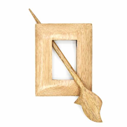 Lykke Wooden Shawl Pins - Crazy for Ewe