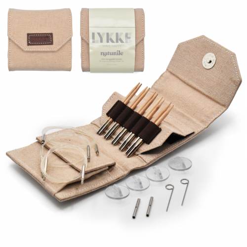 Lykke Naturale Starter Interchangeable Needle Set 3.5" tips