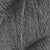 Close-up of gray yarn with a cable pattern