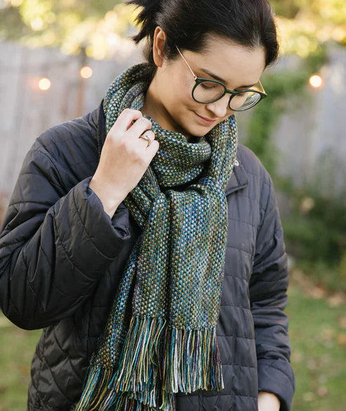 Churchmouse Linen Stitch Scarf and Loop