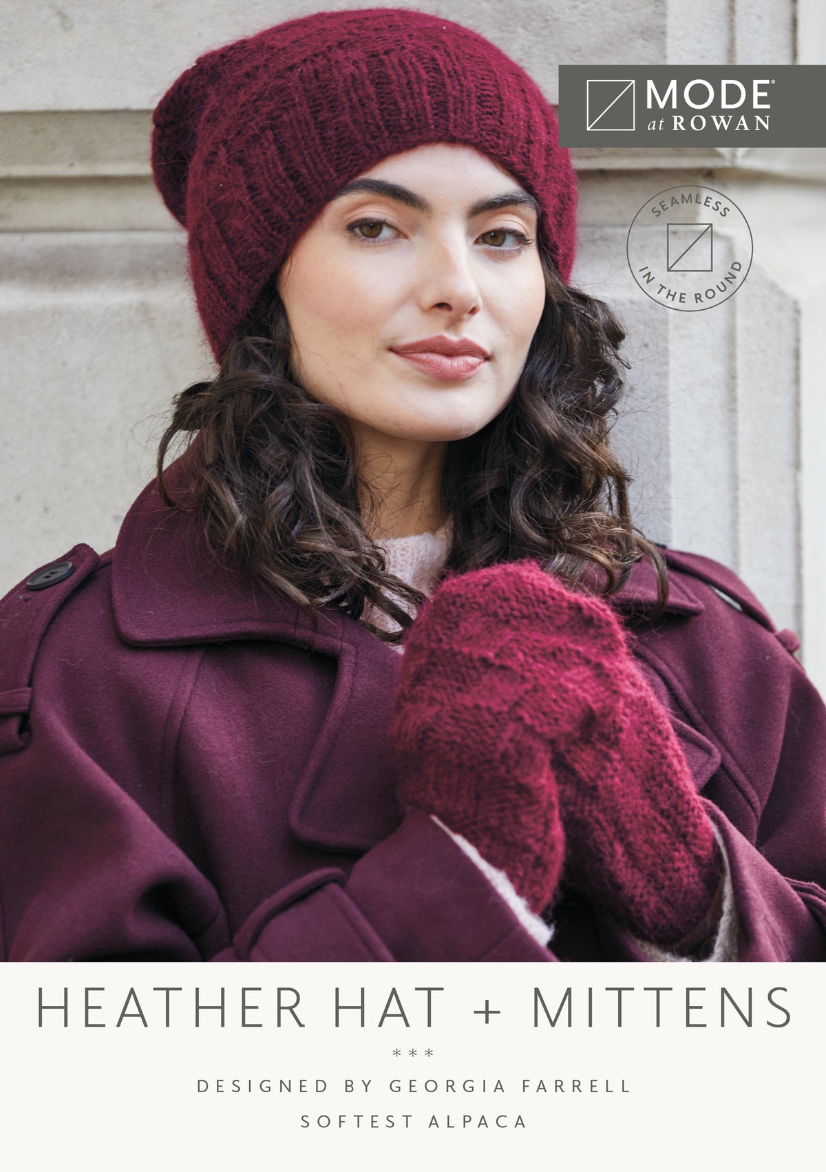 Mode Pattern Heather Hat &amp; Mittens