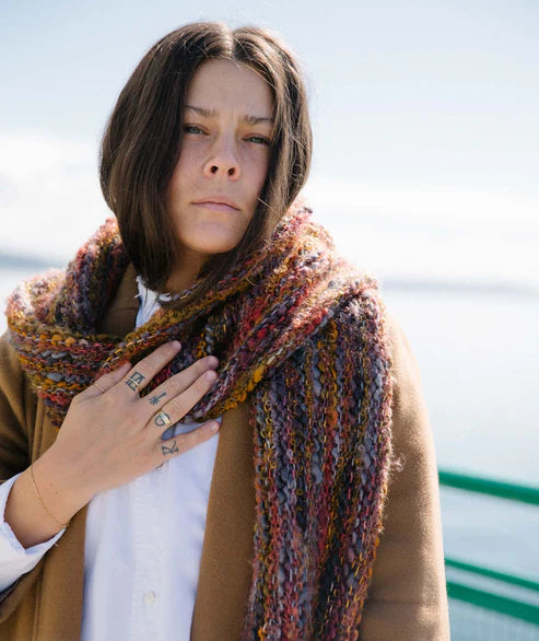 Churchmouse Magic Three-Yarn Scarf & Wrap Pattern