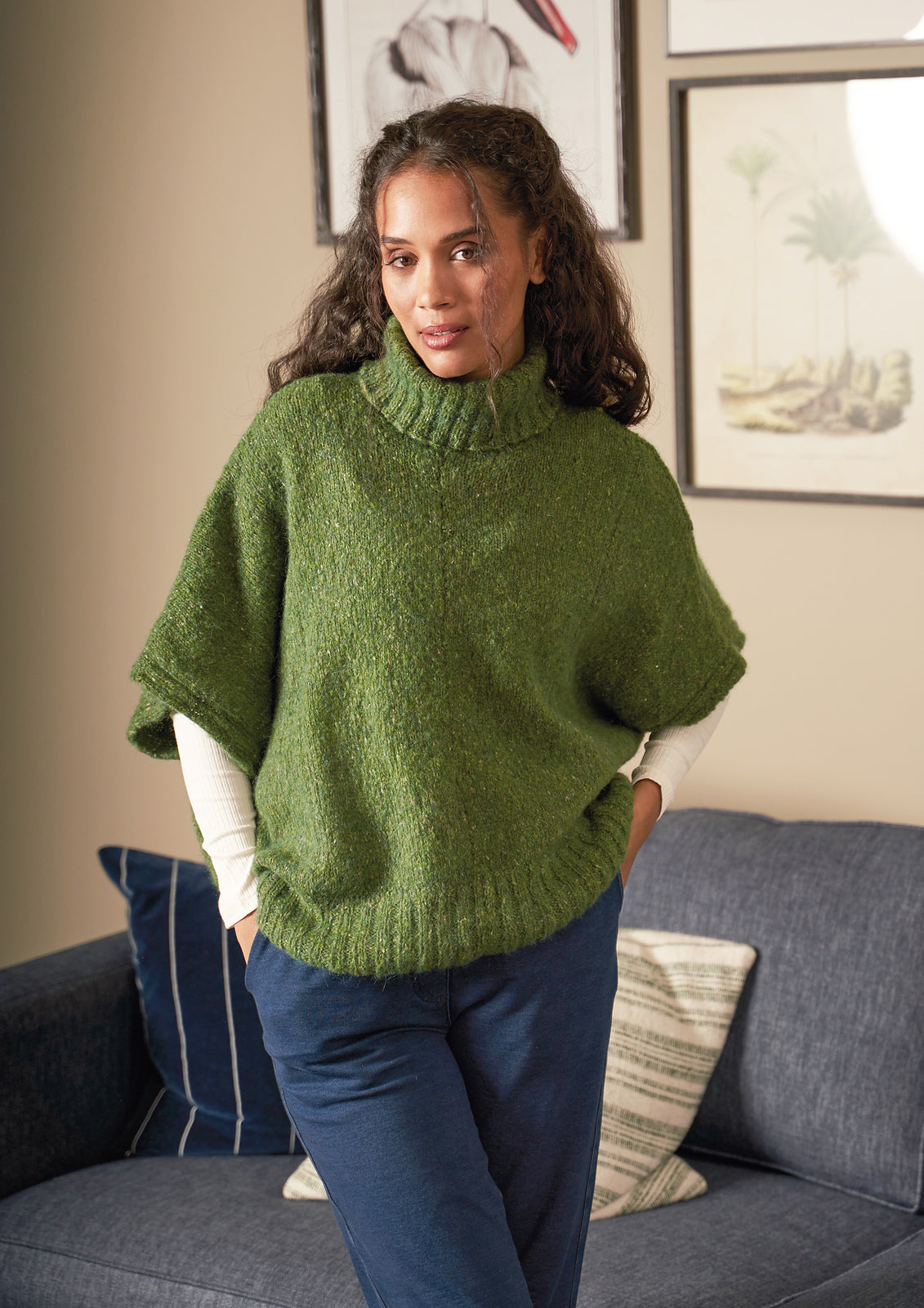 Sarsnet Poncho  Sweater Kit