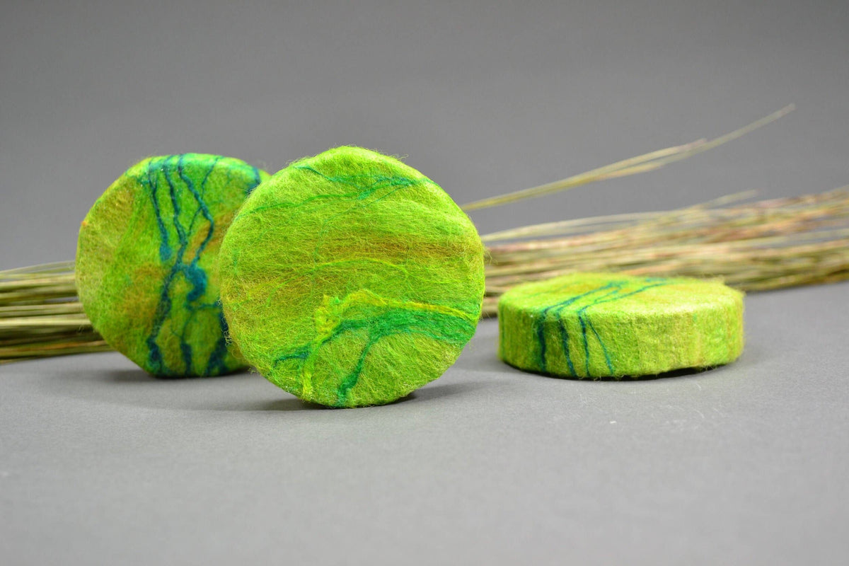 Goat's Milk Felted Soap - Lemongrass