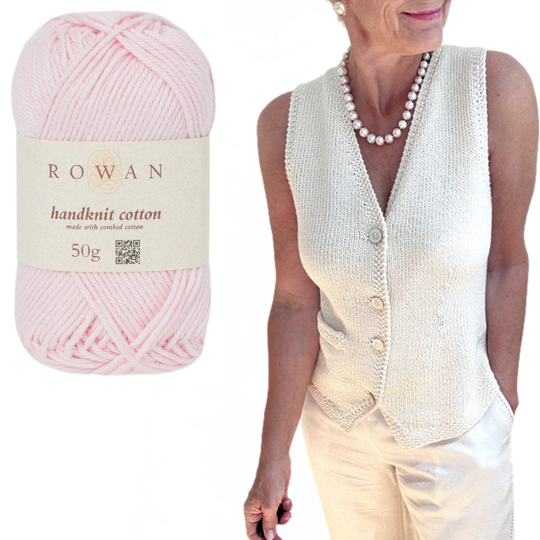 Tailored Vest Kit - Handknit Cotton Edition