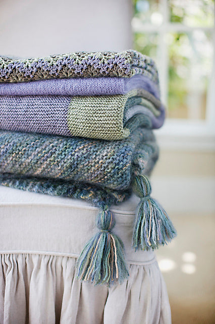 Churchmouse Picot-Edge Mohair Throw & Afghan Pattern