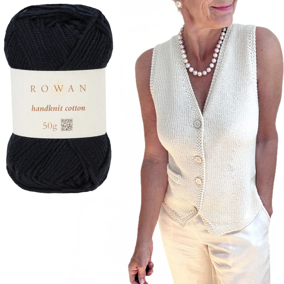 Tailored Vest Kit - Handknit Cotton Edition