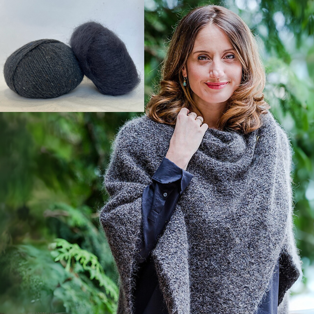 Churchmouse Quadrangle Wrap Kit - Charcoal