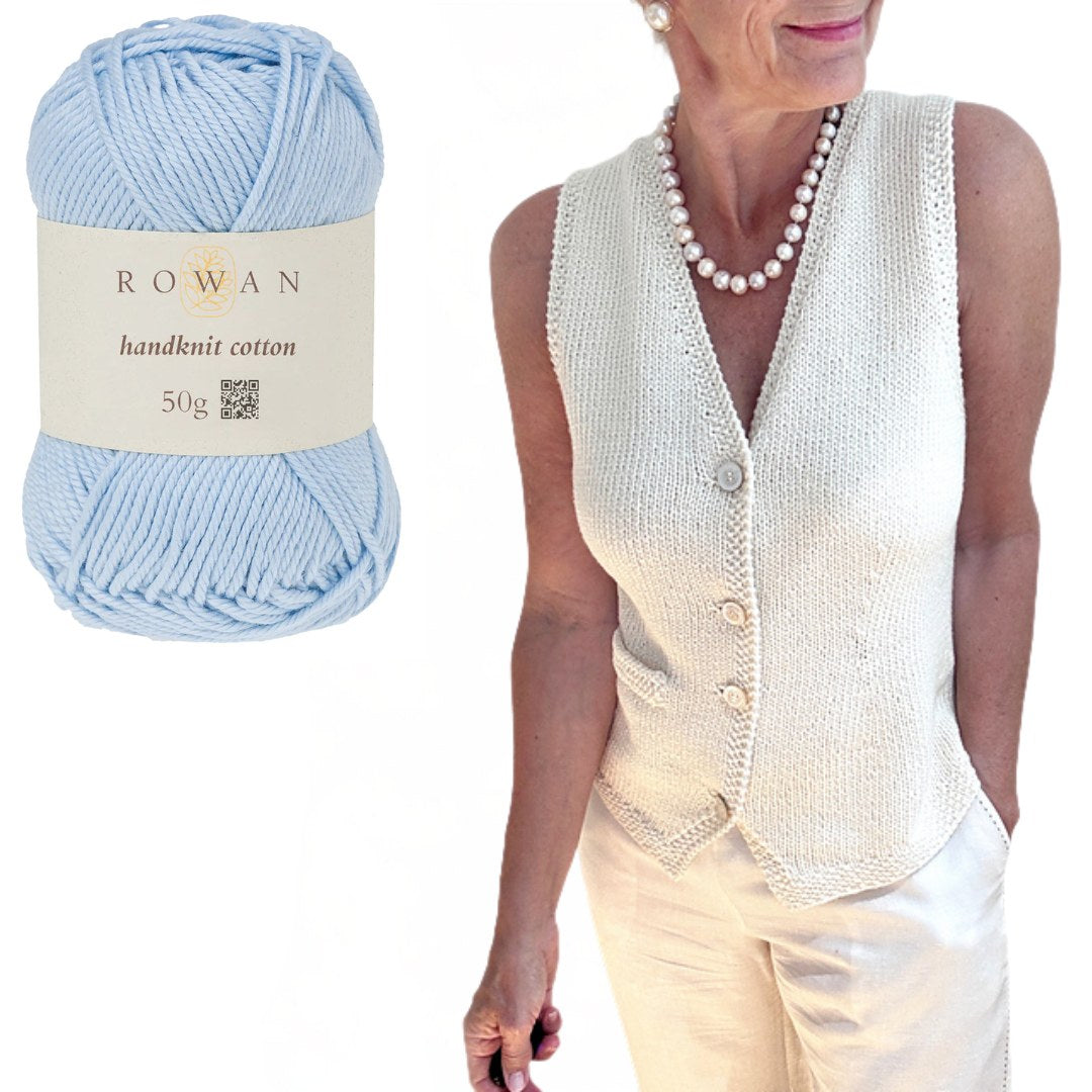 Tailored Vest Kit - Handknit Cotton Edition