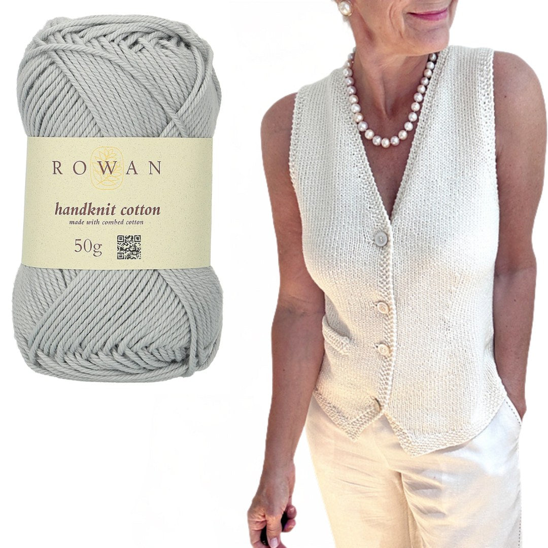 Tailored Vest Kit - Handknit Cotton Edition