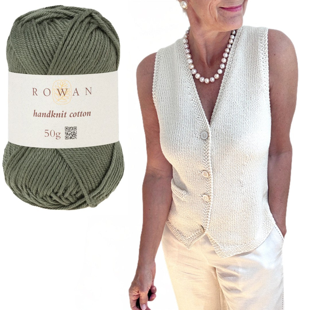 Tailored Vest Kit - Handknit Cotton Edition