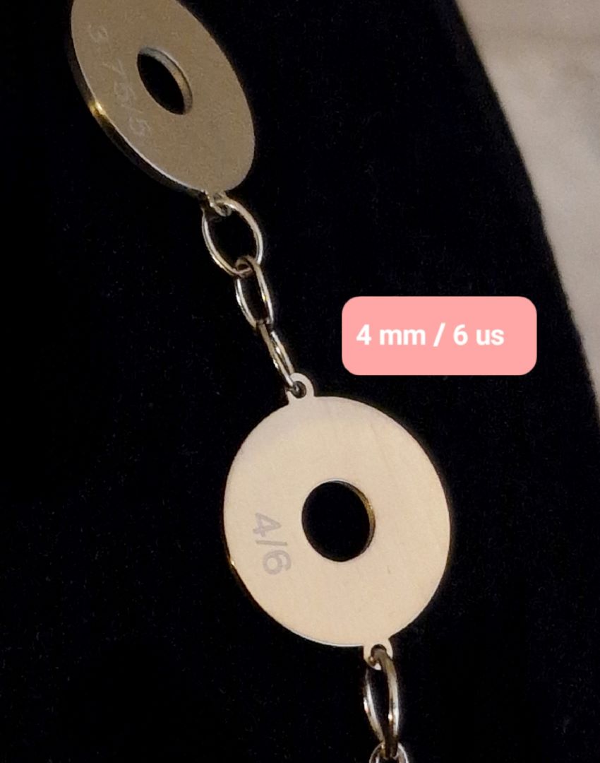 Knitting Gauge Bracelet