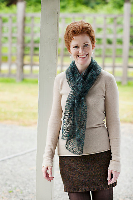 Churchmouse Kelly’s Frothy Crocheted Scarf & Wrap Pattern