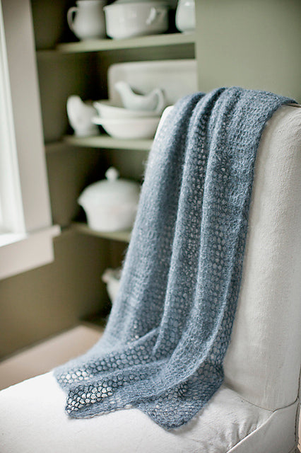 Churchmouse Kelly’s Frothy Crocheted Scarf & Wrap Pattern