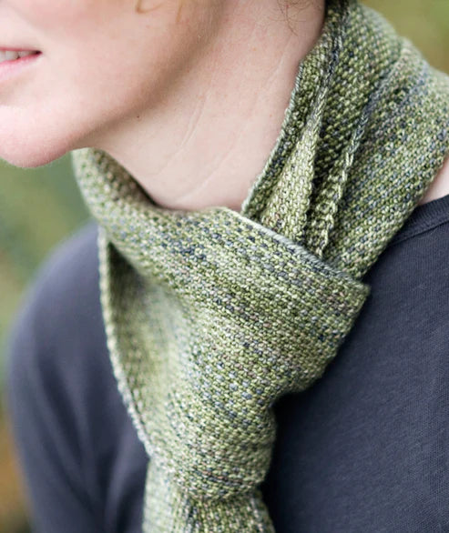 Churchmouse Koigu Linen Stitch Scarf Pattern