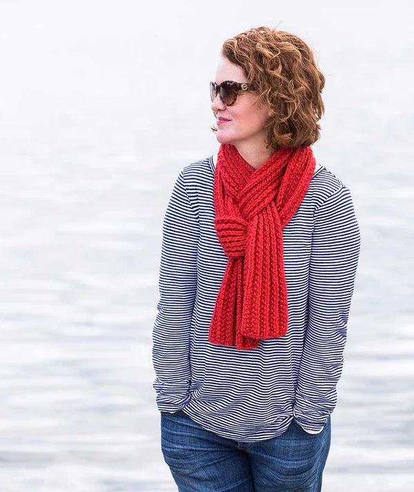 Churchmouse Mistake Rib Beanie & Scarf Pattern