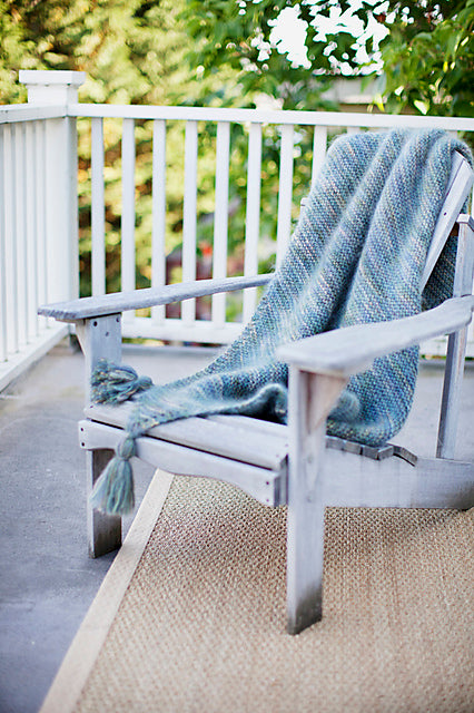 Churchmouse Picot-Edge Mohair Throw & Afghan Pattern