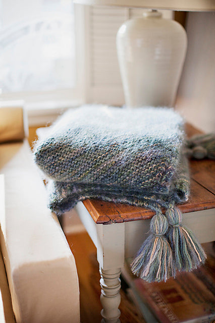 Churchmouse Picot-Edge Mohair Throw & Afghan Pattern