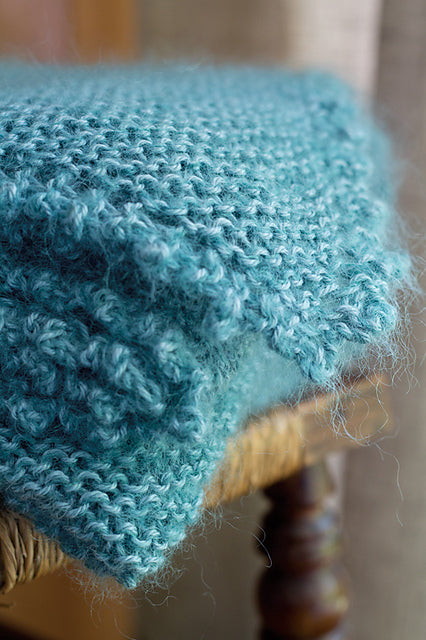 Churchmouse Picot-Edge Mohair Throw & Afghan Pattern