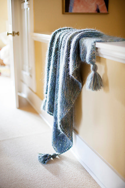 Churchmouse Picot-Edge Mohair Throw & Afghan Pattern