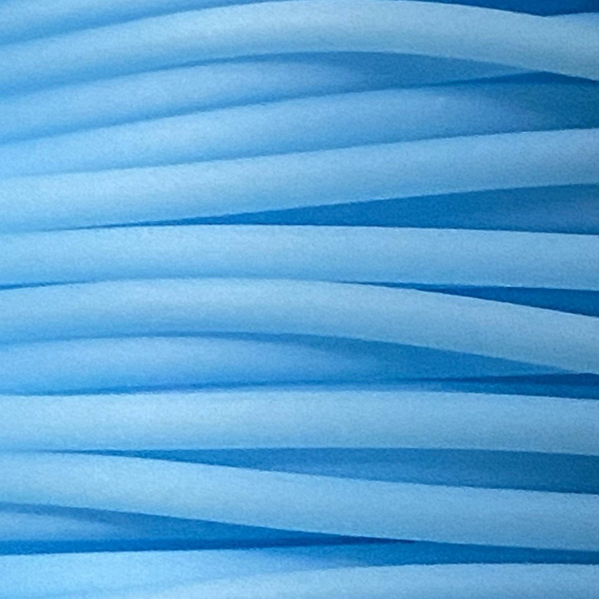 sweater try on purl strings sky blue