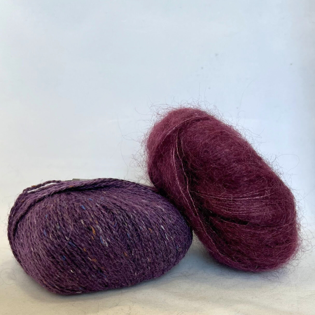 Churchmouse Quadrangle Wrap Kit - Plum