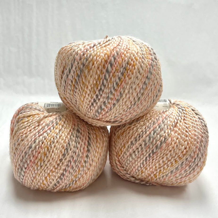 ricoh Hazy Cotton Marled yarn-002peach