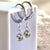 Stitch Marker Earrings-zircon