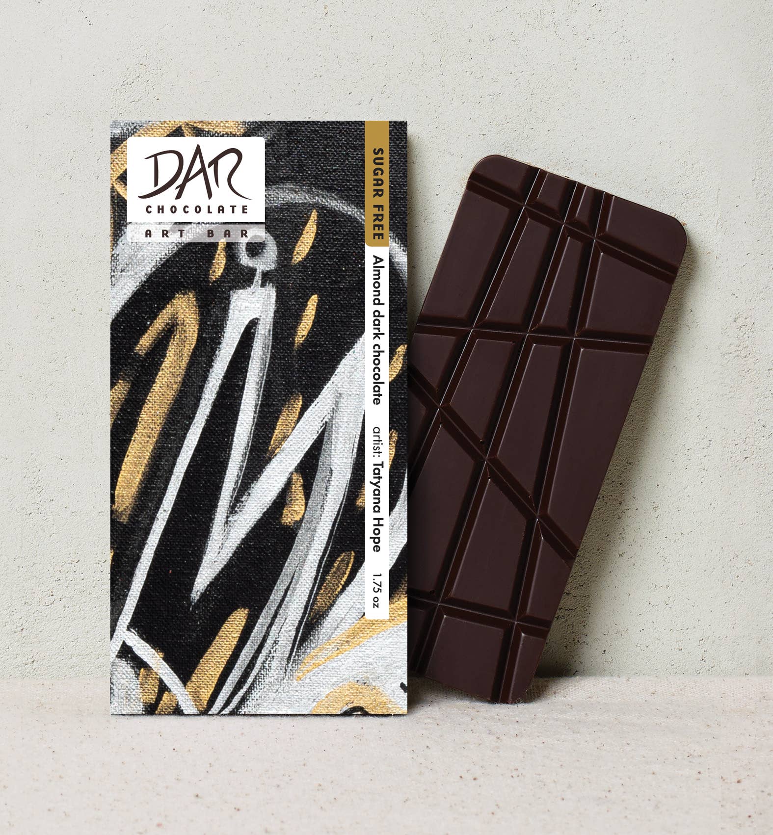 Sugar Free: Almonds and Dark Chocolate Bar (Vegan)