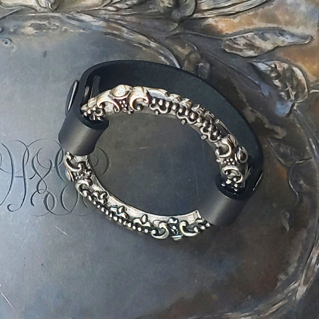 JUL Fleur de Lis/Crown Cuff/Pin SP82