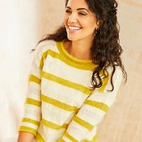 Rowan Mode collection six  - Eve striped pullover