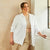 Rowan Mode collection six  Square cardigan with polo collar