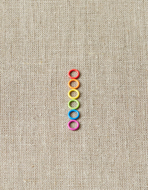 Colored Ring Stitch Markers, Mini