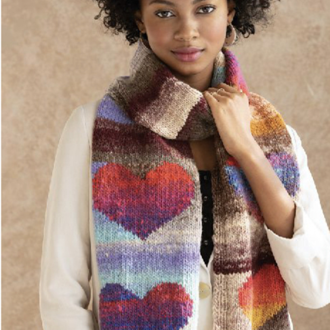 Heart scarf online