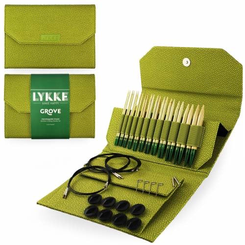 Lykke Grove Interchangeable Knitting Needle Set 5&quot; tips