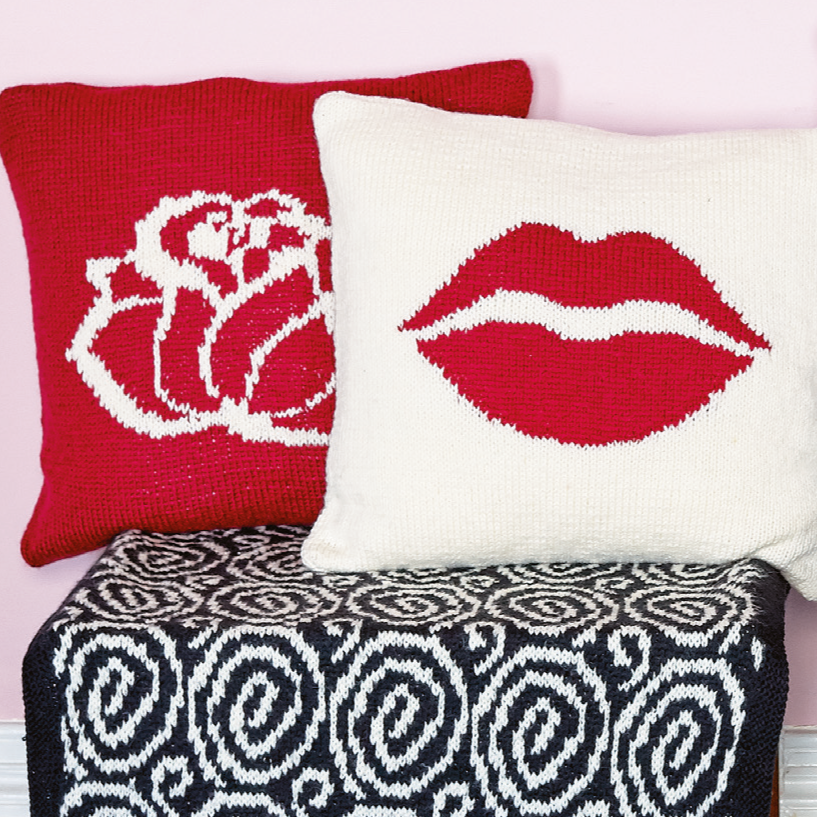 Kiss or Wild Rose Cushion Yarn Pack