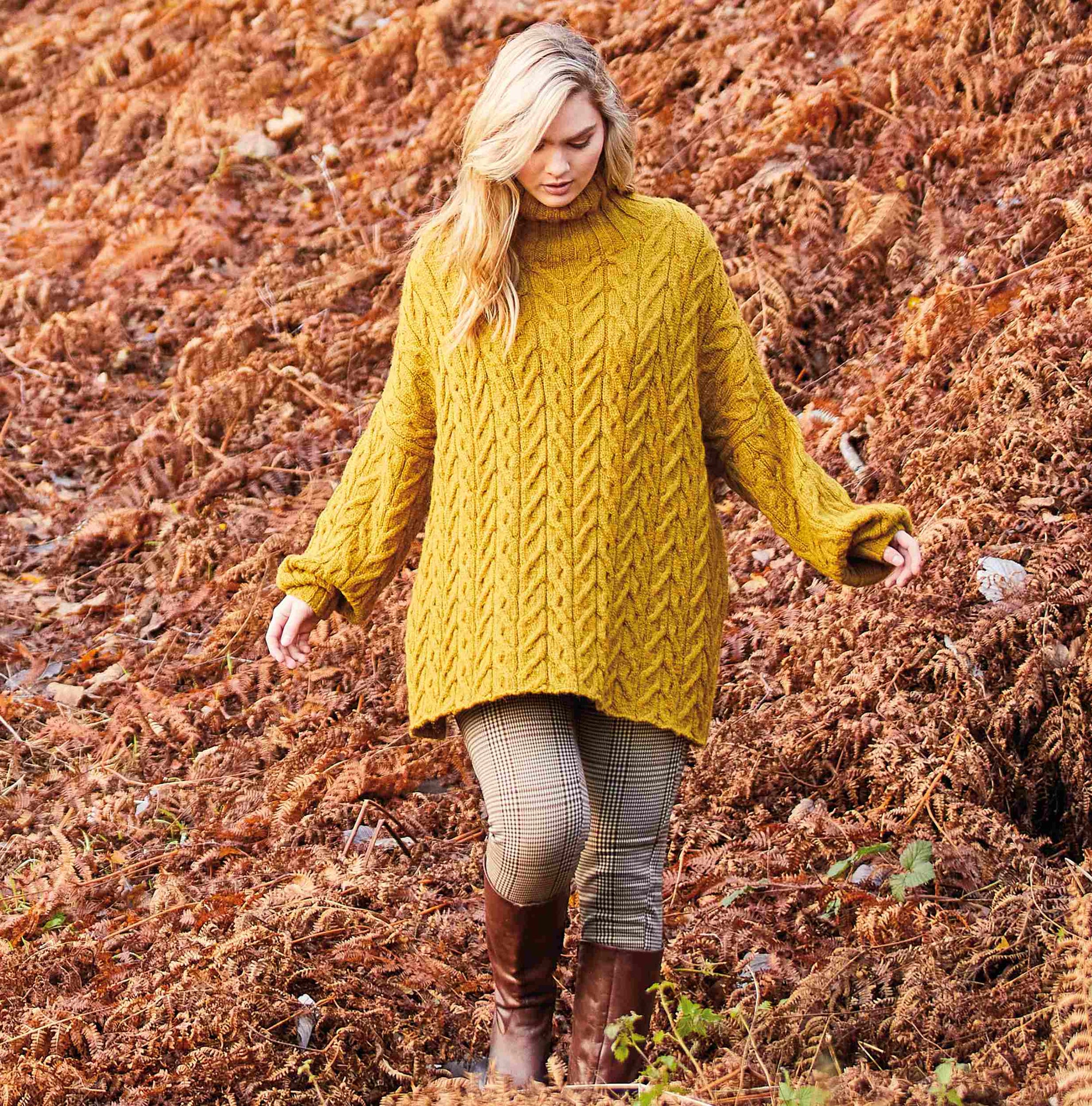 Rowan Roots Cabled Pullover Kit