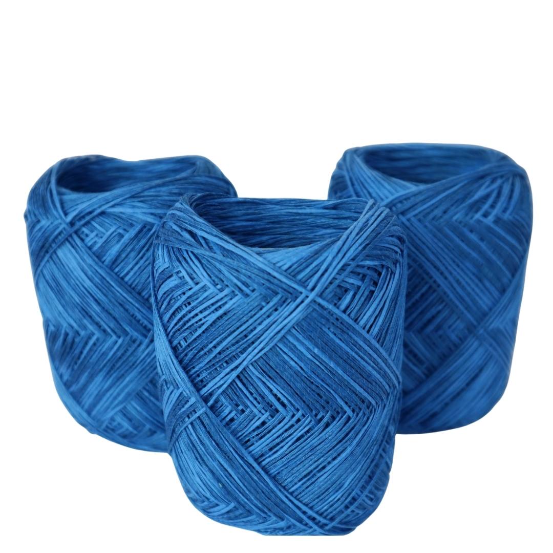 Noro Asaginu yarn color 21 cobalt bright blue