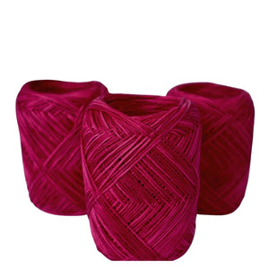 Noro Asaginu yarn color 22 raspberry dark pink
